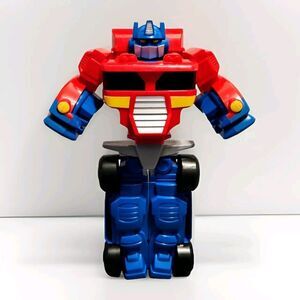 Transformers Rescue Bots Flip Racers Optimus Hasbro 15" Tall Optimus Only